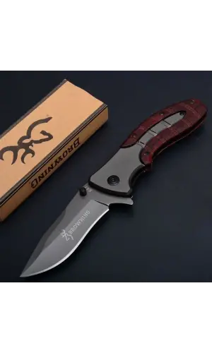 AlsepeteAvm X47 Ahşap Kabze Auto Kamp Çakısı