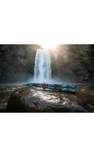 AlsepeteAvm Kuru Kafa Ağ Baskı İşlemeli Tanto Kamp Çakısı