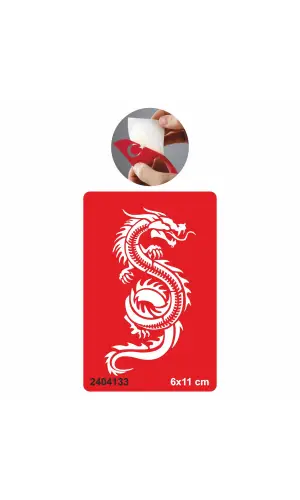 Anakonda Dragon Yılan Tattoo Geçici Dövme Şablonları Kına Kalıpları