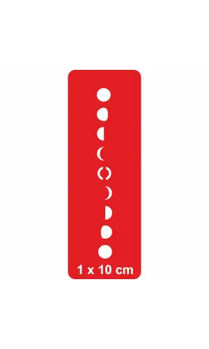 Ayın Evreleri-1 Tattoo Geçici Dövme Şablonları Kına Kalıpları