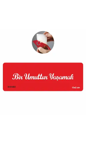 Bir Umuttur Yaşamak El Yazısı  Tattoo Geçici Dövme Şablonları Kına Kalıpları