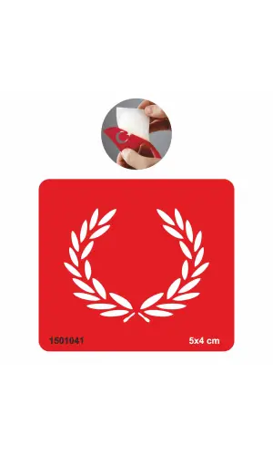 Bizans Zeytin Dalı Taç  Tattoo Geçici Dövme Şablonları Kına Kalıpları