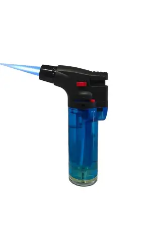 AlsepeteAvm Bk Jet 1975 Torch Turbo Pürmüz Çakmak Mavi Doldurulabilir Hazneli