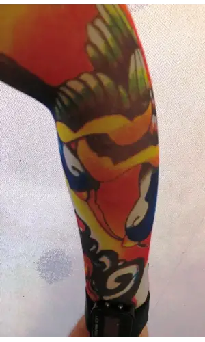 Çift Kol Giyilebilir Dövme Karizma Tattoo Sleeve