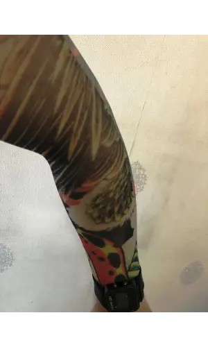 Çift Kol Giyilebilir Dövme Kartal Desenler Tattoo Sleeve