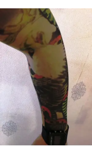 Çift Kol Giyilebilir Dövme Kartallı Desenler Tattoo Sleeve