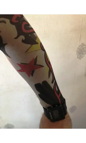 Çift Kol Giyilebilir Dövme Yıldız Desenler Tattoo Sleeve