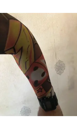 Çift Kol Giyilebilir Dövme Zarlı Desenler Tattoo Sleeve
