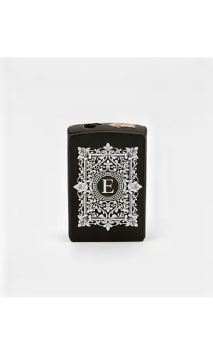 E Harfli Detaylı Kişiye Özel Harf Baskılı Gazlı Çakmak
