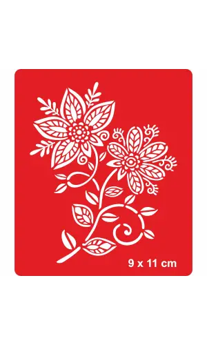 Dantel Motifi 255 Tattoo Geçici Dövme Şablonları Kına Kalıpları