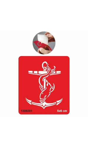 Deniz Aşkı Çapa  Tattoo Geçici Dövme Şablonları Kına Kalıpları