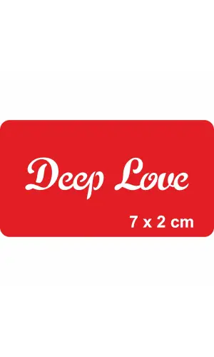 Derin Aşk El Yazısı Font Tattoo Geçici Dövme Şablonları Kına Kalıpları