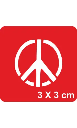 Dünyada Barış Minimal Tattoo Geçici Dövme Şablonları Kına Kalıpları
