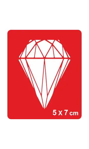 Elmas-1 Tattoo Geçici Dövme Şablonları Kına Kalıpları