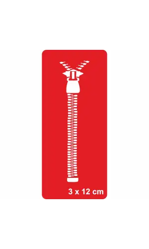 Fermuar Tattoo Geçici Dövme Şablonları Kına Kalıpları