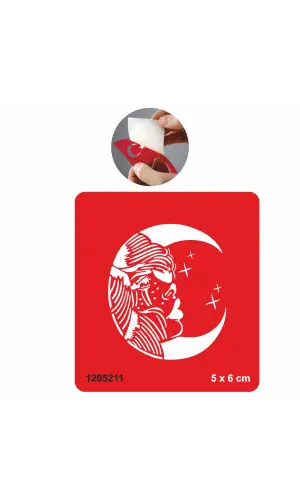 Gece Saçlı Kadın Tattoo Geçici Dövme Şablonları Kına Kalıpları