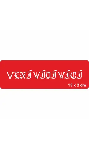 Geldim Gördüm Yendim Tattoo Geçici Dövme Şablonları Kına Kalıpları