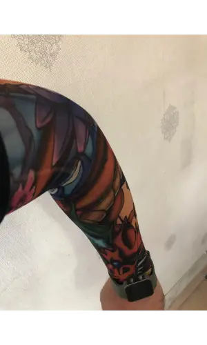 Giyilebilir Dövme Ejderha Dövmesi Çift Kol