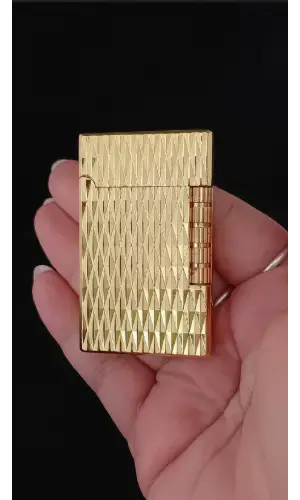 Gold Kaplama Klasik Tetikli Lüks Hediyelik Çakmak