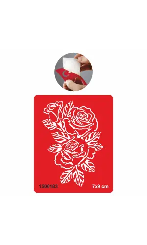 Gül Demeti Tattoo Geçici Dövme Şablonları Kına Kalıpları