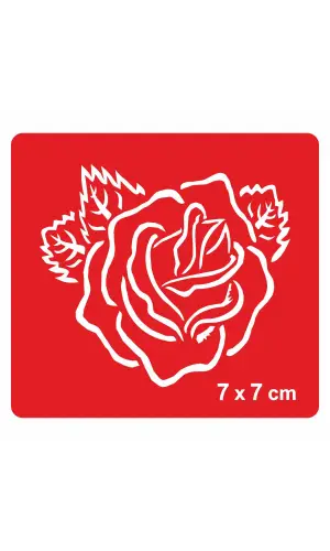 Gülü Birgün Seni Hergün Tattoo Geçici Dövme Şablonları Kına Kalıpları