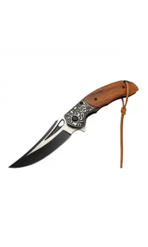 Hançer Çakı Gül Deri İpli MK106-1 21,5 CM