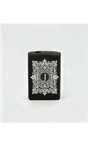 J Harfli Detaylı Kişiye Özel Harf Baskılı Gazlı Çakmak