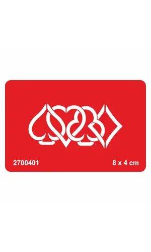 İskambil Tattoo Geçici Dövme Şablonları Kına Kalıpları