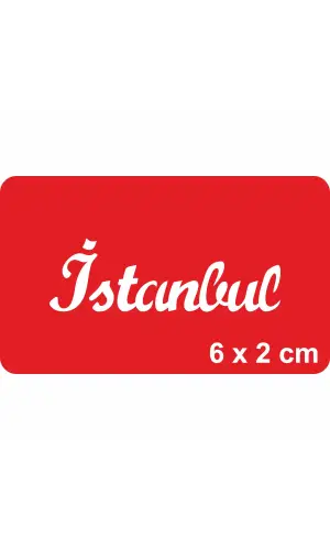İstanbul Yazısı Tattoo Geçici Dövme Şablonları Kına Kalıpları