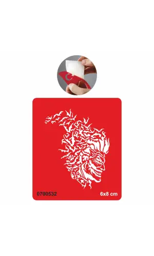 Jokerin Son Gülüşü Tattoo Geçici Dövme Şablonları Kına Kalıpları