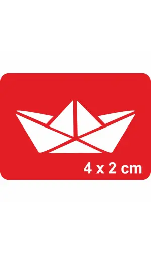 Kağıttan Gemi Tattoo Geçici Dövme Şablonları Kına Kalıpları