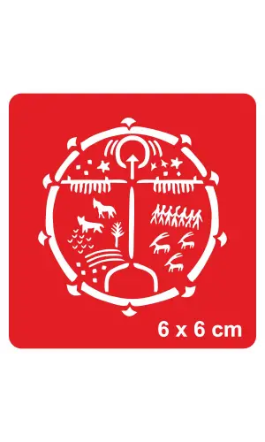 Kam Davulu Tattoo Geçici Dövme Şablonları Kına Kalıpları