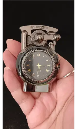 Klasik Şık Saatli Çakmak