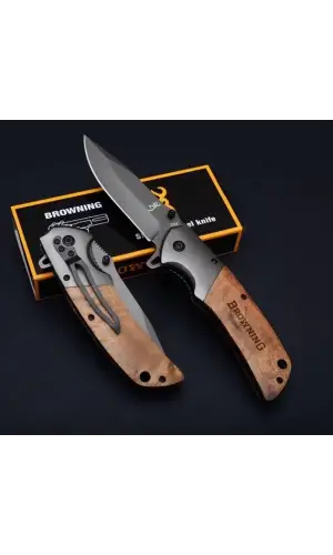 Knivox 354 Ahşap Kamp Çakısı