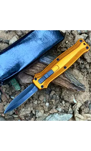Knivox 5.11 Yellow Minik İçten Çıkmalı Kamp Bıçağı