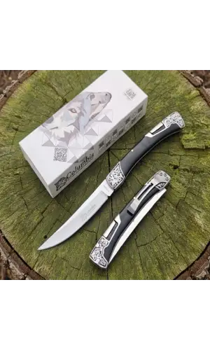 Knivox A3165-B İşlemeli Manuel Kamp Çakısı
