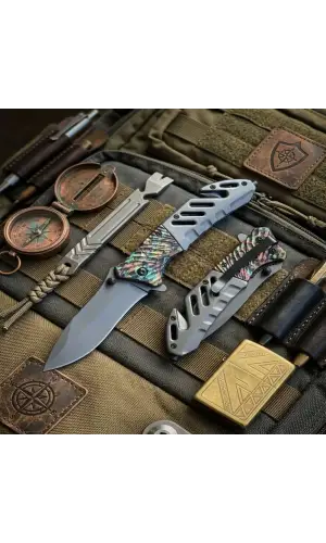 Knivox A339B Profesyonel Taktik Kurtarma Bıçağı