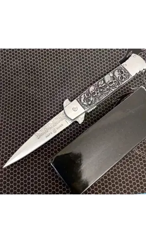 Knivox Hops Kuru Kafa Desenli Kamp Çakısı