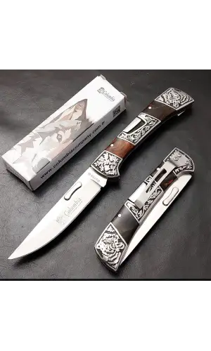 Knivox İşlemeli A3159B Kamp Çakısı