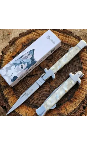 Knivox K032A Sedef Kabze Manuel Kamp Çakısı