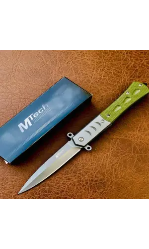 Knivox Mt-3002-A Haki Auto Kamp Çakısı