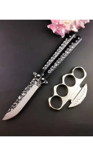 Kuru Kafa İşlemeli Punch Hediyeli Kelebek