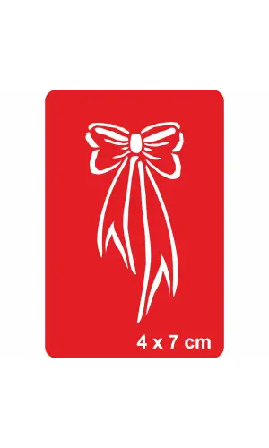 Kuyruklu Fiyonk Tattoo Geçici Dövme Şablonları Kına Kalıpları