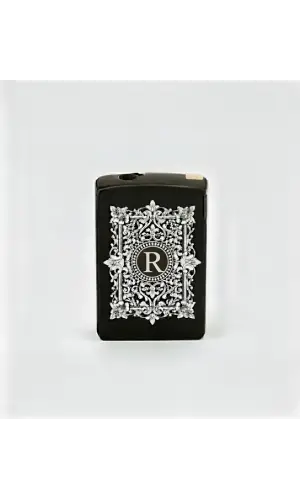 R Harfli Detaylı Kişiye Özel Harf Baskılı Gazlı Çakmak