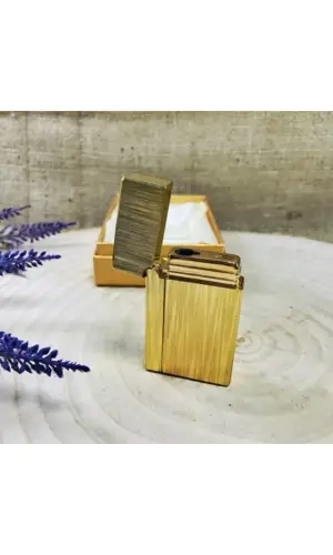 AlsepeteAvm Metal Pürmüzlü Gold Çakmak