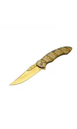 Metal Snake Çakı Gold S-2074A GLD 21 CM