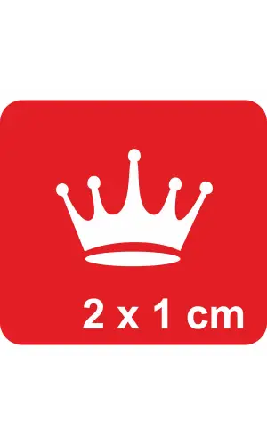 Minik Taç Minimal Tattoo Geçici Dövme Şablonları Kına Kalıpları