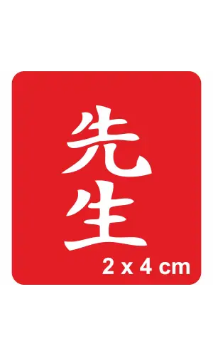 Öğretmen Kanji Tattoo Geçici Dövme Şablonları Kına Kalıpları