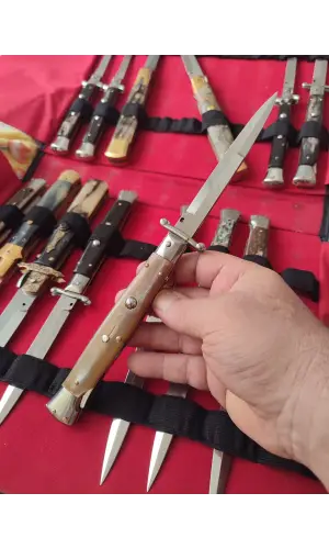 Orjinal AlsepeteAvm 28 Cm Bal Boynuz Sap Swinguard İtalyan Stiletto