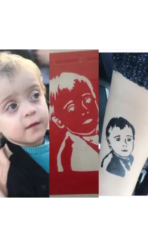 Özel Tasarım Resimden Dövme Seti Sadece Desen